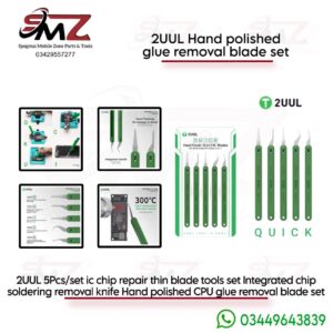 2UUL DA22 "QUICK" Hand Finish 5-in-1 Blade Set.