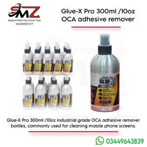 Glue-X Pro 300ml / 10oz industrial-grade OCA and UV adhesive remover.