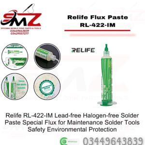 RELIFE RL-422-IM is a high-quality, professional-grade soldering flux paste.
