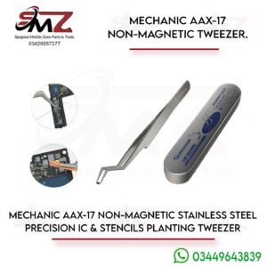 MECHANIC Aax-17 non-magnetic Chip Tin Planting Tweezer.