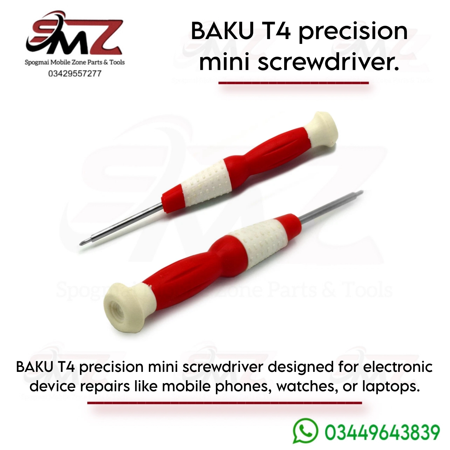 Baku T4 Precision mini screwdriver.