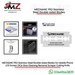 Mechanic FR2 Stainless Steel Double-Sided Blades ( 5pcs in 1 packet )
