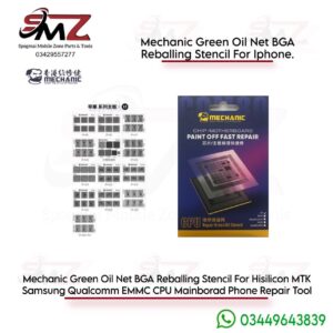 Mechanic Solder Mask Repair Green Oil UV Stencil for iphone.