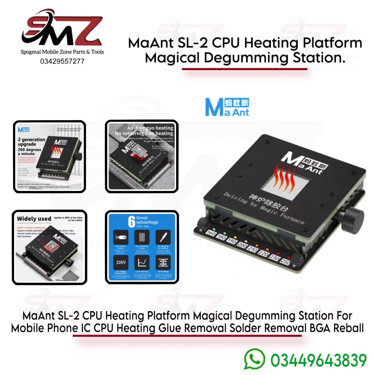 MaAnt SL-2 CPU Heating Platform.