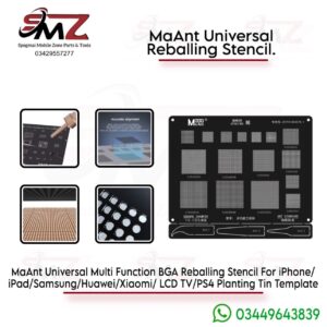 MaAnt Universal Multi-Functional BGA Reballing Black Stencil