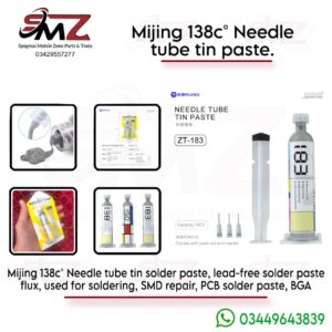 MIJING 138°C Needle Tube Solder Tin Paste.
