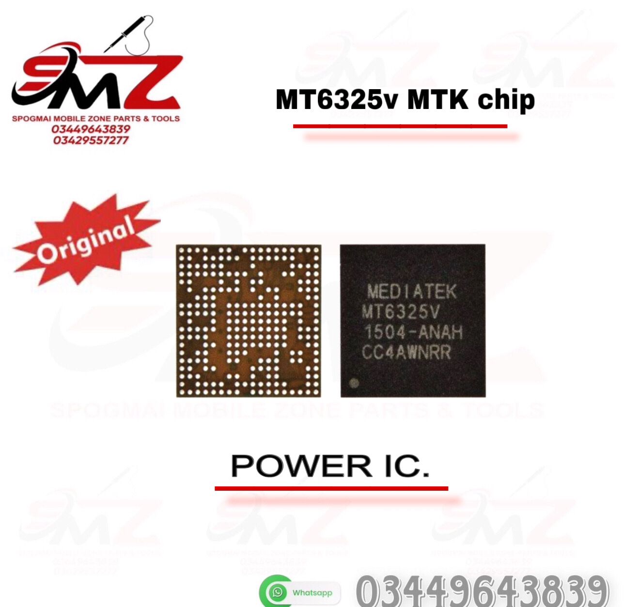 MT6325V Power IC.