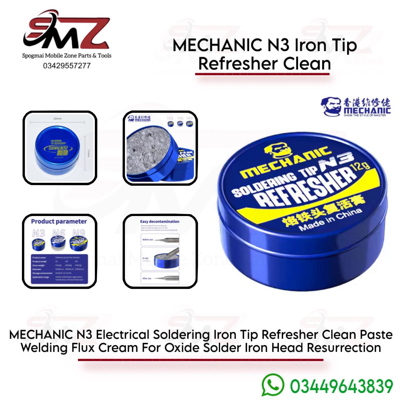 Mechanic N3 Soldering Tip Refresher