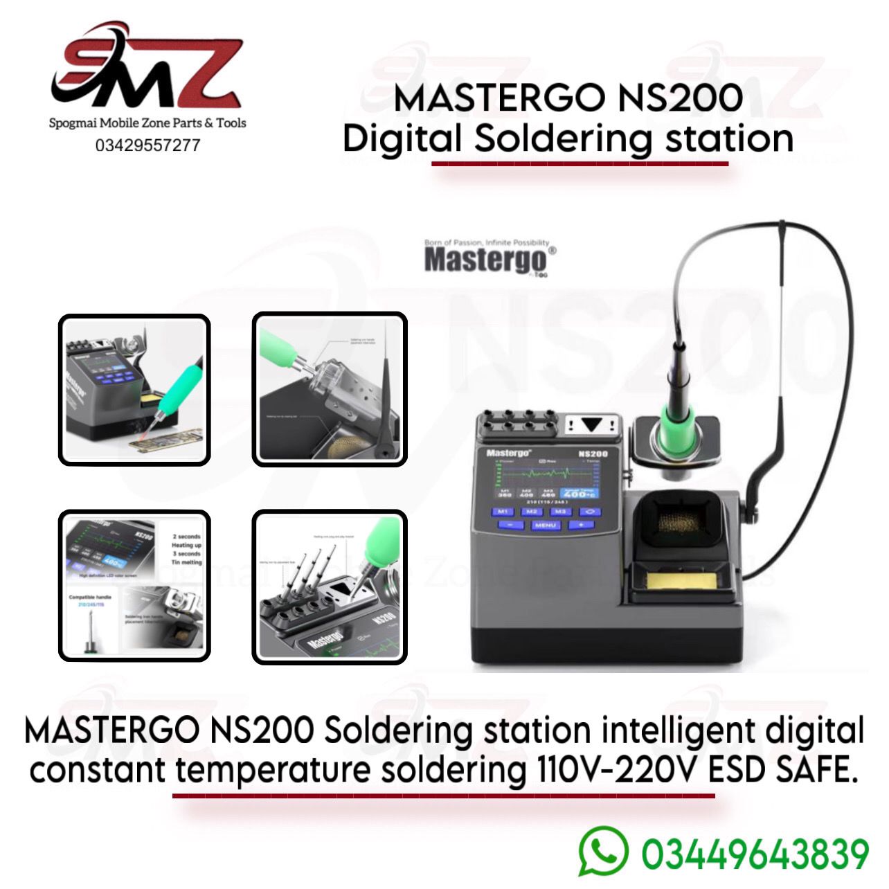 MASTERGO NS200 digital soldering station.