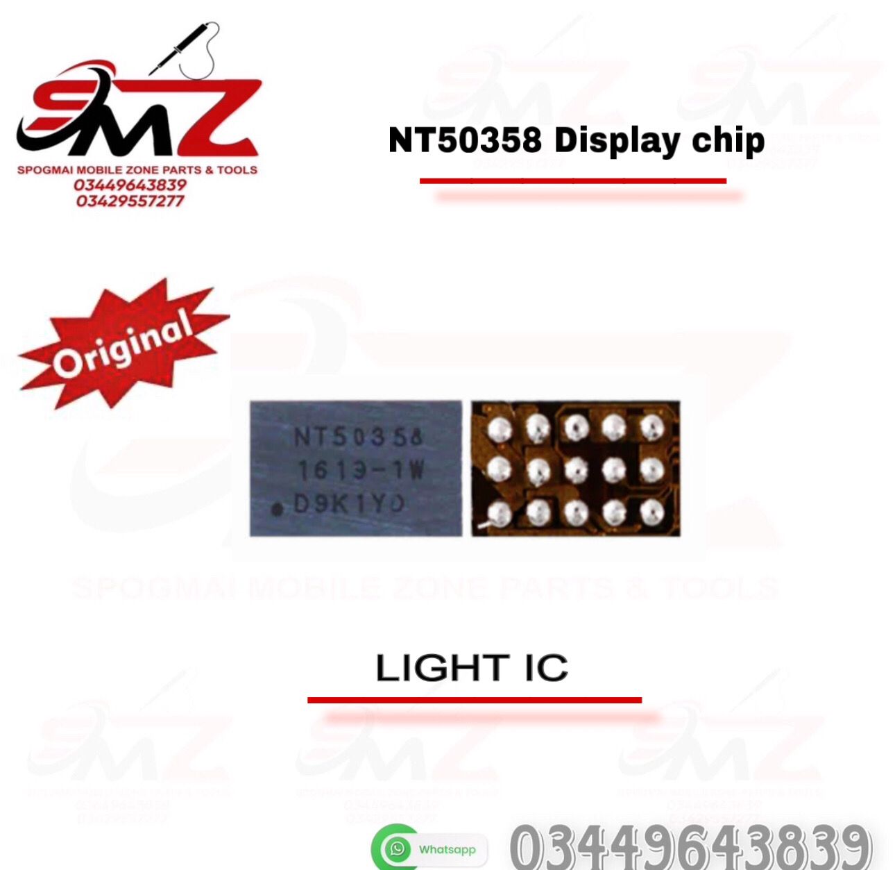 NT50358A LCD Display IC.
