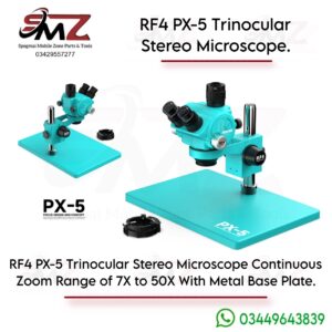 RF4 PX-5 Trinocular Stereo Microscope.