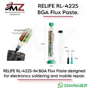 RELIFE RL-422S-IM lead-free and halogen-free BGA flux paste.