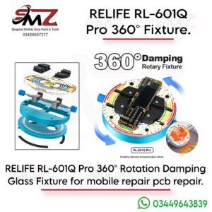 RELIFE RL-601Q Pro 360° rotating damping tempered glass fixture.