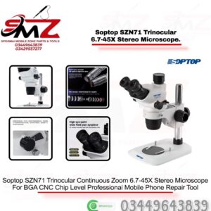 SOPTOP SZN71 TRINOCULAR STEREO MICROSCOPE PL10X22