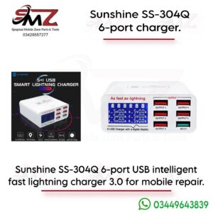 Sunshine SS-304Q 6-Port Smart USB Charging Station