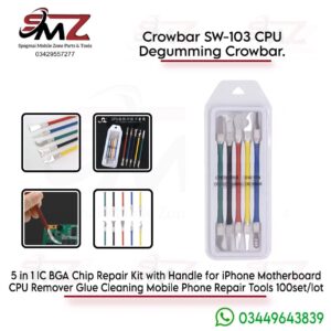 Crowbar SW-103 CPU Degumming 5-in-1 IC BGA Chip Repair Kit.