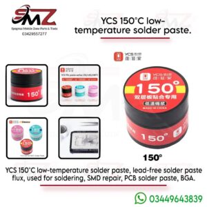 YCS 150°C professional-grade, low-temperature soldering paste.