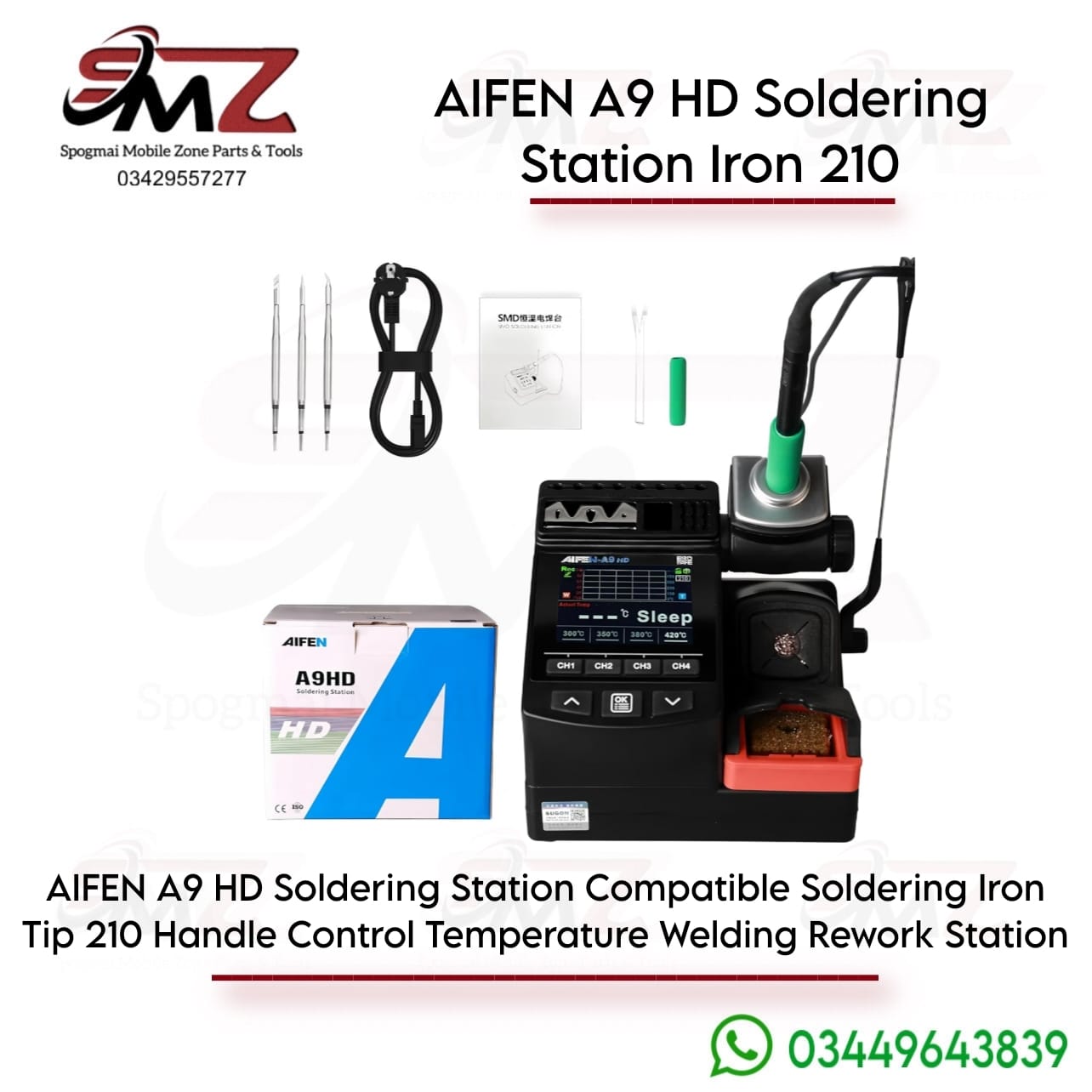 AIFEN A9 HD Soldering Station C210.