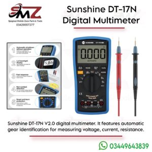 SUNSHINE DT-17N V2.0 auto-ranging True RMS digital multimeter.