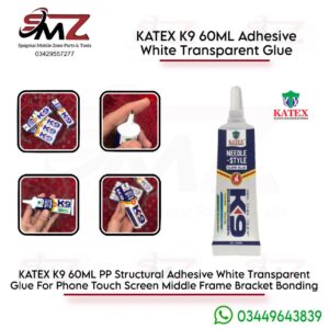 KATEX K9 Transparent Adhesive Glue (60ml).