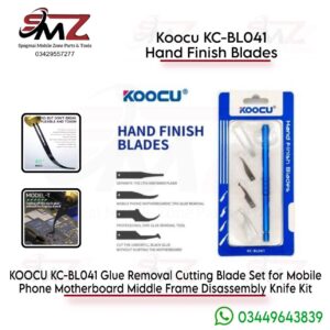 Koocu KC-BL041 professional 4-in-1 Hand Finish Blade Set.
