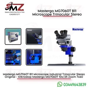 MASTERGO MG7060T trinocular stereo microscope.