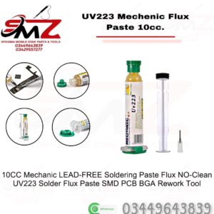 MECHANIC UV223 Flux Paste 10cc syringe injector tube.