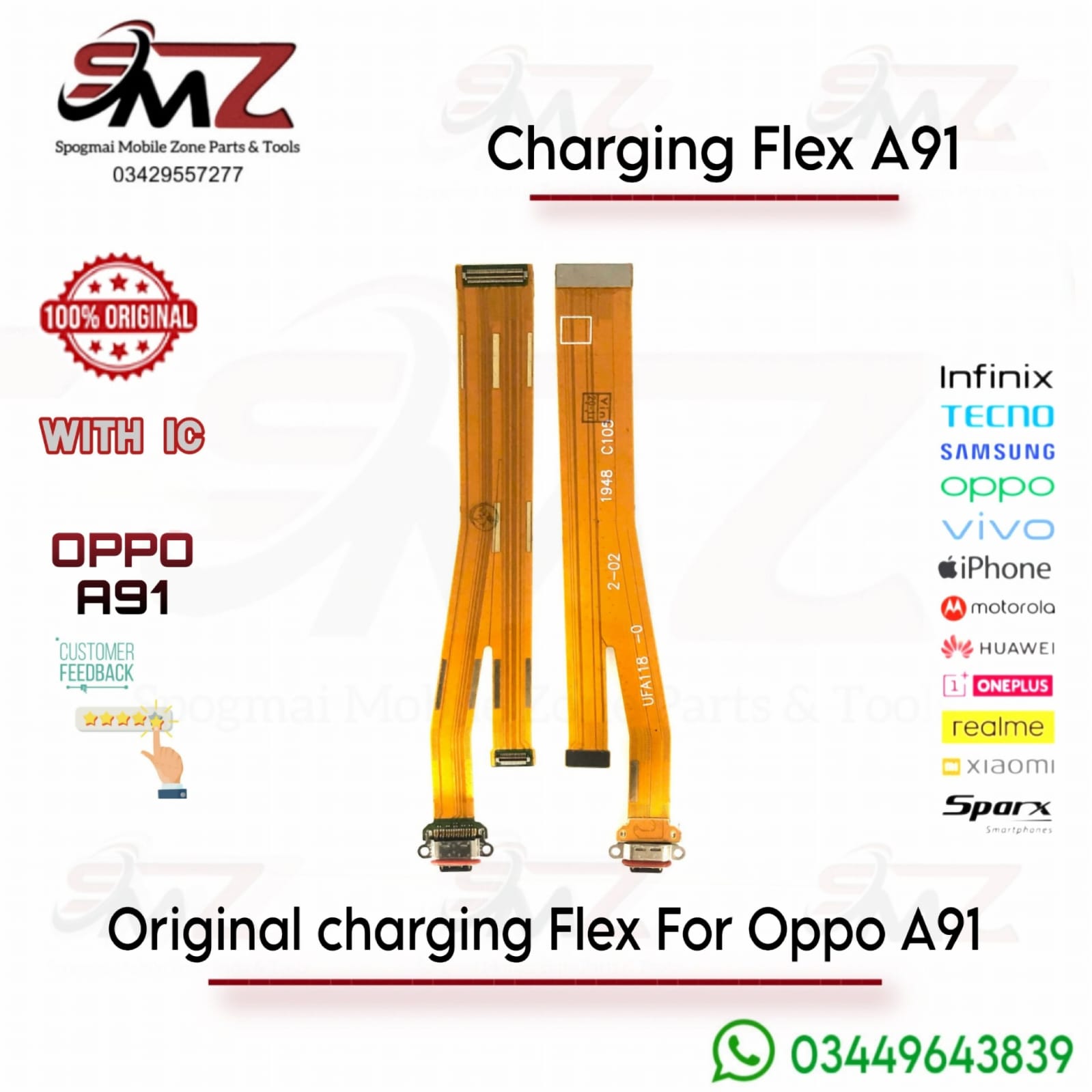 OPPO A91 charging flex