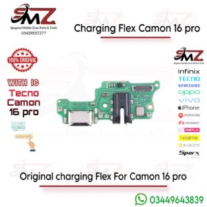 Tecno Camon 16 Pro charging flex