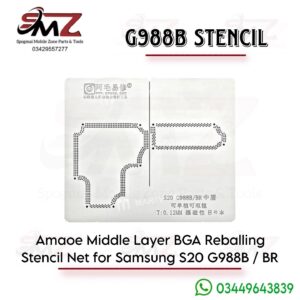 Amaoe G988B Middle Layer BGA Reballing Stencil.