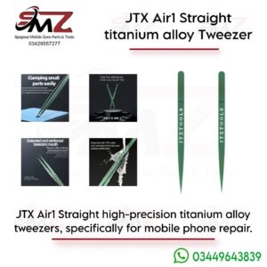 JTX tweezer Air1 Titanium Alloy straight tip tweezer