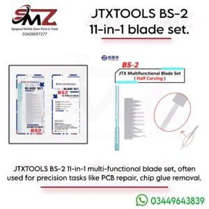 JTX BS2 11in1 Multifunctional Chip Glue Removal Blade Set