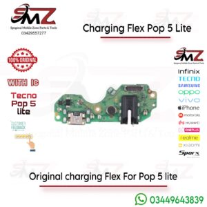 Tecno Pop 5 Lite charging flex
