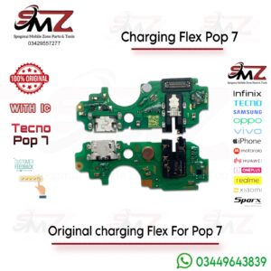 Tecno Pop 7 charging flex