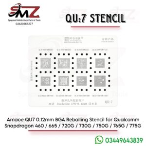 Amaoe QU7 0.12mm BGA Reballing Stencil.