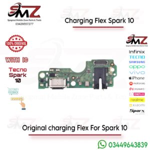 Tecno Spark 10 charging flex