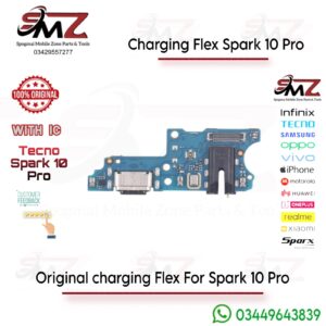 Tecno Spark 10 Pro charging flex