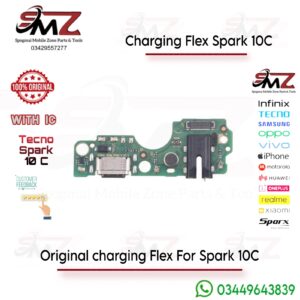 Tecno Spark 10C charging flex