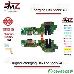 Tecno Spark 40 charging flex