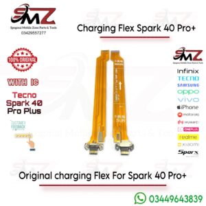 Tecno Spark 40 Pro Plus charging flex
