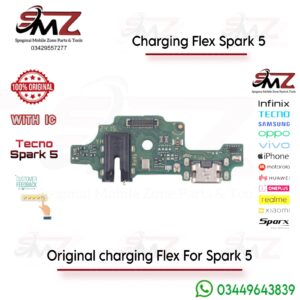 Tecno Spark 5 charging flex