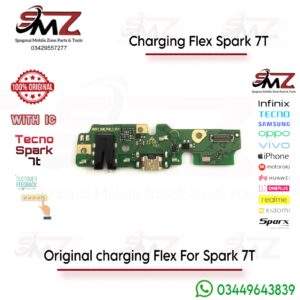 Tecno Spark 7T charging flex