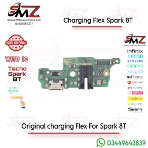 Tecno Spark 8T charging flex