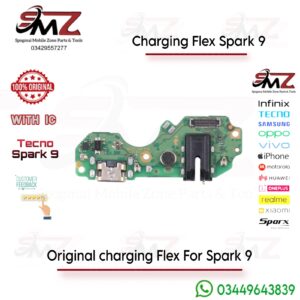 Tecno Spark 9 charging flex