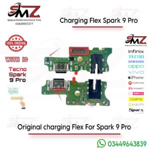 Tecno Spark 9 Pro charging flex