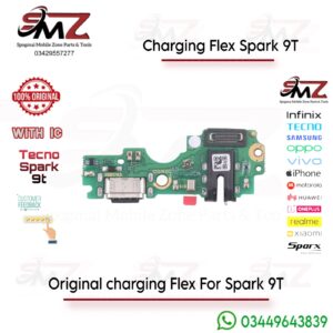 Tecno Spark 9T charging flex