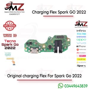 Tecno Spark Go 2022 charging flex