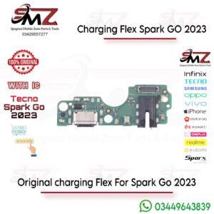 Tecno Spark Go 2023 charging flex