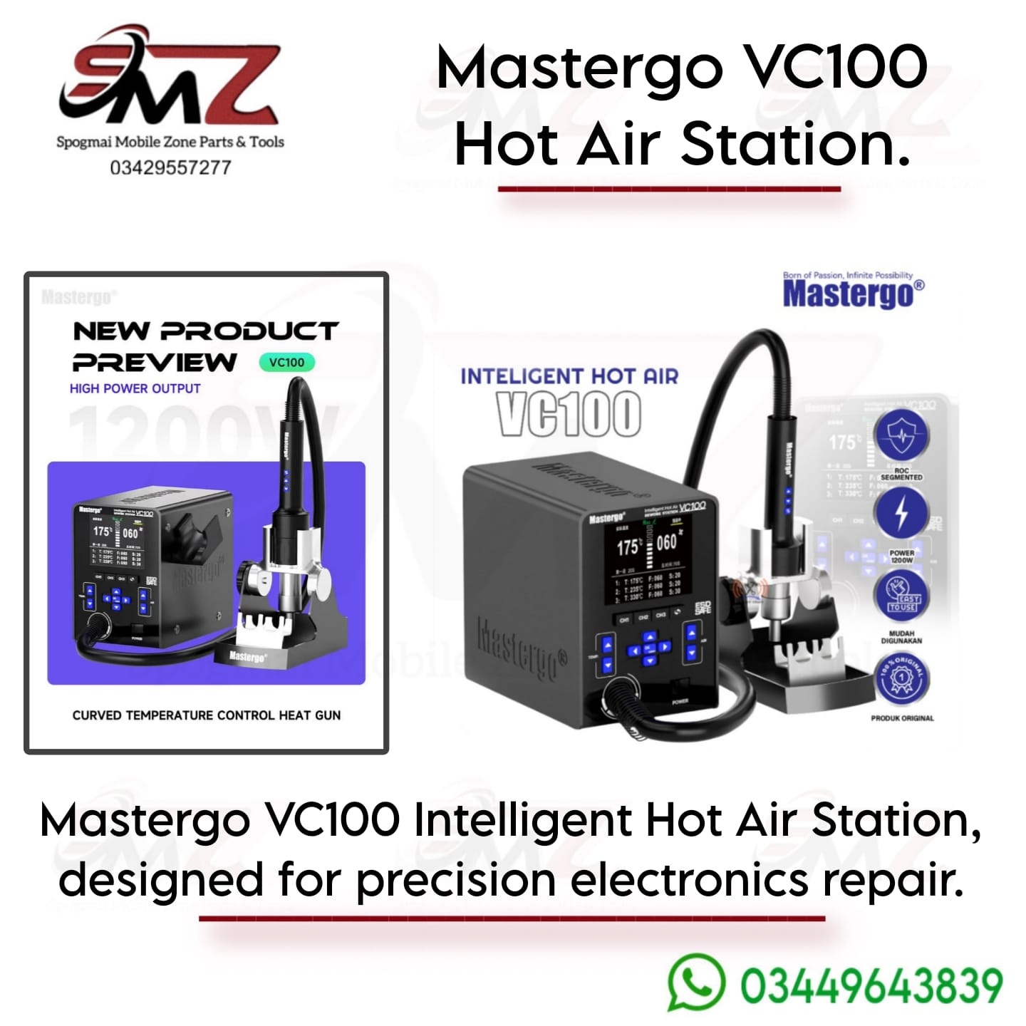 Mastergo VC100 Intelligent Hot Air Station