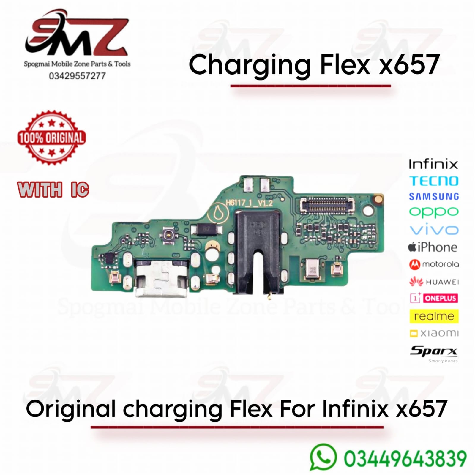 Infinix Smart 5 X657 Charging Flex